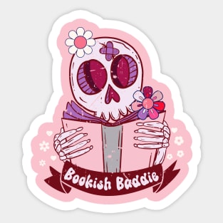 Bookish Baddie Sticker